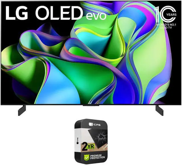 Main image of LG OLED evo C3 55 Inch HDR 4K Smart OLED TV (2023) + 2 Year Extended Warranty