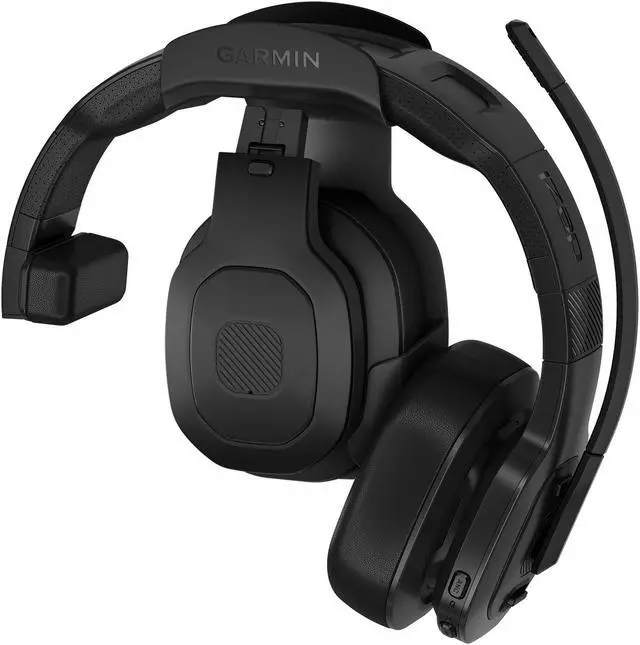 Alt view image 8 of 11 - Garmin dzl Headset 200, 2-in-1 Premium Trucking Headset, Active Noise Cancellation, Superior Battery Life and Memory Foam Ear Pads