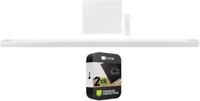 Main image of Samsung 3.1.2ch Soundbar with Wireless Dolby Atmos White 2022 + 2 Year Warranty