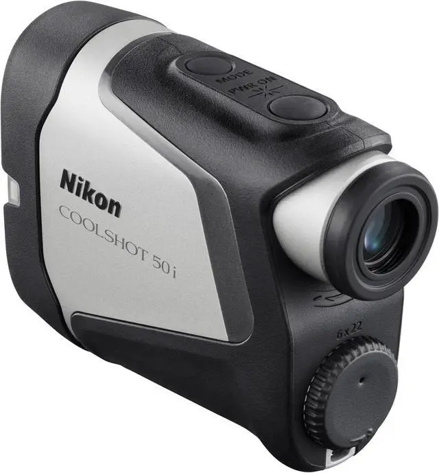 Alt view image 7 of 19 - Nikon CoolShot 50i Golf Laser Rangefinder (6x22) (Black/Grey)