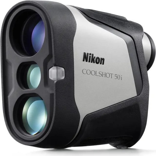 Alt view image 9 of 19 - Nikon CoolShot 50i Golf Laser Rangefinder (6x22) (Black/Grey)