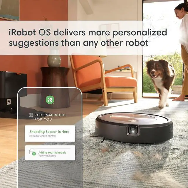 Alt view image 4 of 7 - iRobot Roomba j9+ Robot Vacuum with Clean Base Auto Empty Base