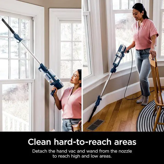 Alt view image 3 of 12 - Shark HZ3002 Stratos Ultralight Corded Stick Vacuum w/ DuoClean PowerFins -
