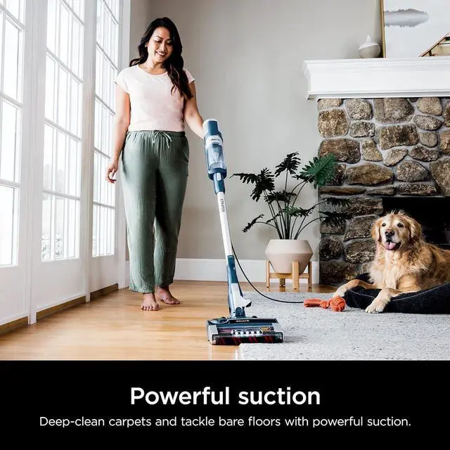 Alt view image 2 of 12 - Shark HZ3002 Stratos Ultralight Corded Stick Vacuum w/ DuoClean PowerFins -