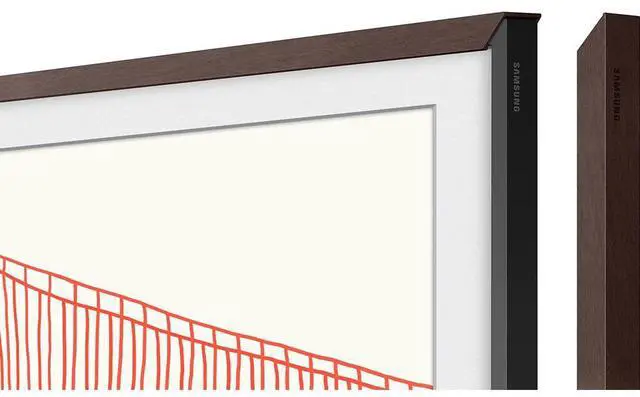 Alt view image 19 of 20 - Samsung Customizable Bezel for Samsung The Frame 50" (Modern Brown)