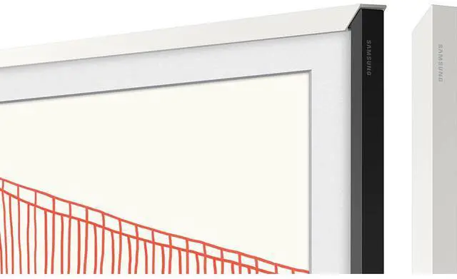 Alt view image 18 of 20 - Samsung Customizable Bezel for Samsung The Frame 65" (Modern White)