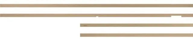 Alt view image 7 of 18 - SAMSUNG 85 The Frame Customizable Bezel (2025 Model), Magnetic, Quick and Easy Installation, VG-SCFF85TKBZA, Modern Teak