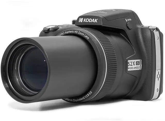 Alt view image 4 of 7 - Kodak PIXPRO AZ528 16.4 Megapixel Compact Camera + Bag + Lexar 32GB Memory Card