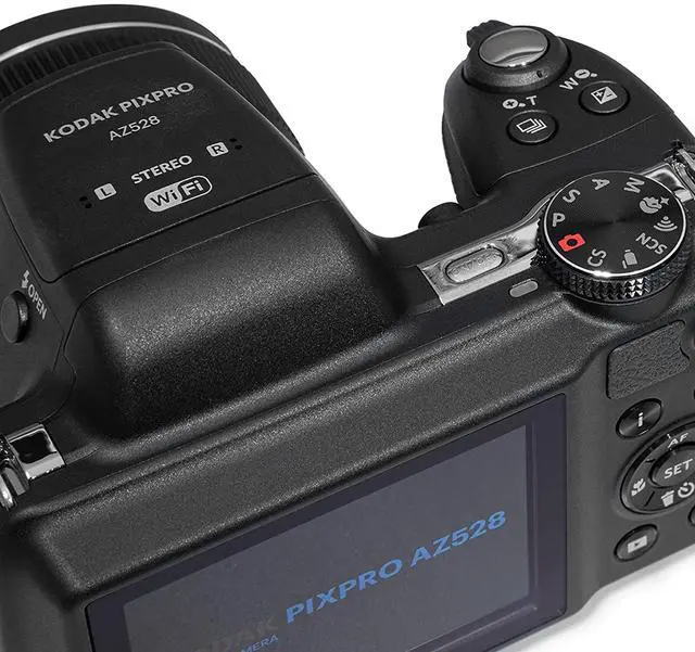 Alt view image 5 of 7 - Kodak PIXPRO AZ528 16.4 Megapixel Compact Camera + Bag + Lexar 32GB Memory Card