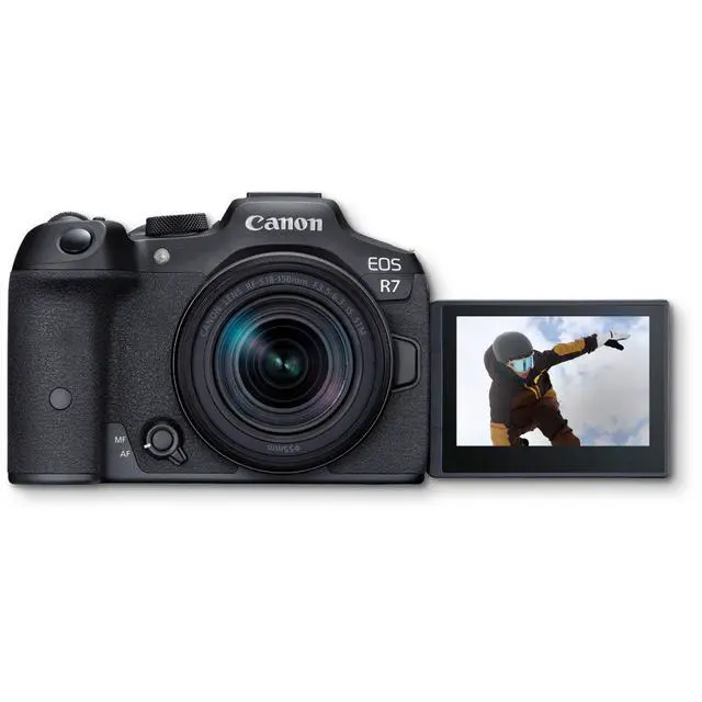 Alt view image 4 of 7 - Canon EOS R7 APS-C Camera w/ RF-S 18-150MM F3.5-6.3 IS STM Lens + 3Year Warranty