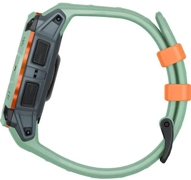 Alt view image 5 of 7 - Garmin Instinct 3 45mm GPS Smartwatch, Neo Tropic w/Neo Tropic Band +Accessories Bundle