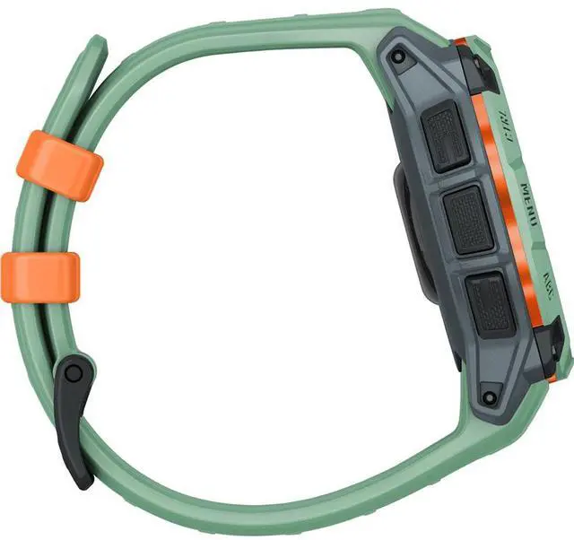 Alt view image 6 of 7 - Garmin Instinct 3 45mm GPS Smartwatch, Neo Tropic w/Neo Tropic Band +Accessories Bundle