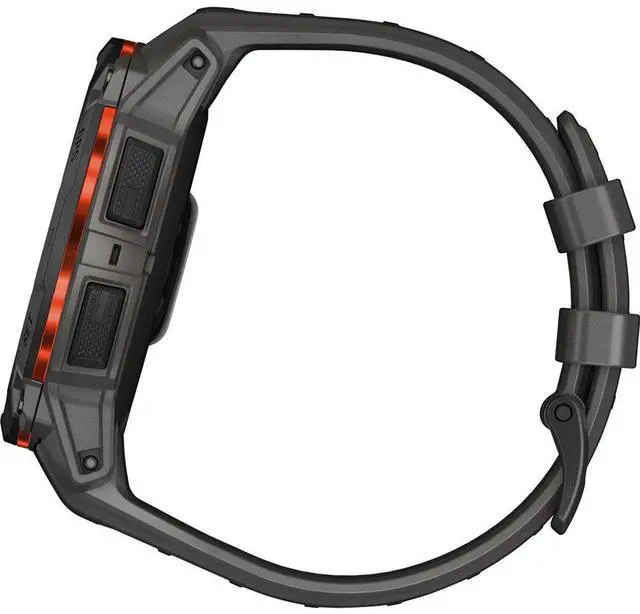 Alt view image 6 of 7 - Garmin Instinct 3 50 mm GPS Smartwatch SOLAR Black with Accessories Bundle