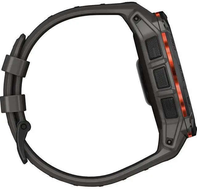 Alt view image 7 of 7 - Garmin Instinct 3 50 mm GPS Smartwatch SOLAR Black with Accessories Bundle