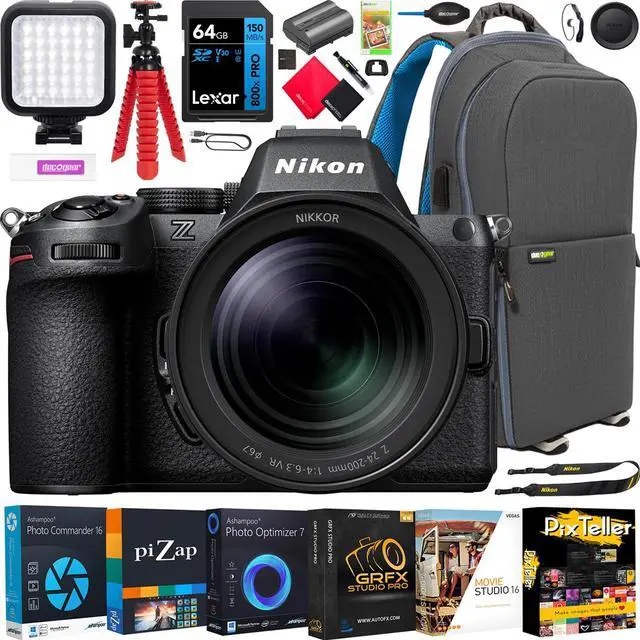 Main image of Nikon  Z5II FX Full Frame Mirrorless Camera with 24-200mm Lens Kit + Accessory Bundle