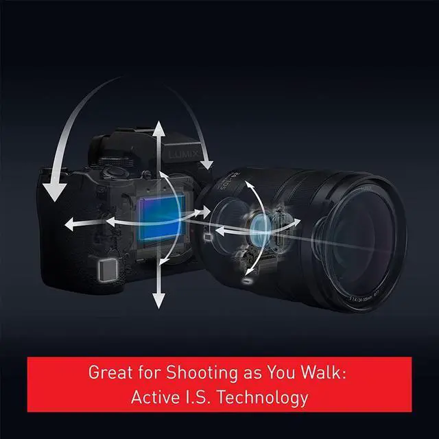 Alt view image 7 of 7 - Panasonic Lumix S5IIX Mirrorless Camera +20-60mm Lens + 2x 64GB Card & Reader Bundle