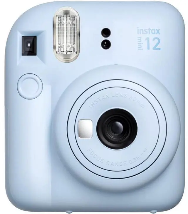 Alt view image 2 of 7 - Fujifilm Instax Mini 12 Instant Camera, Pastel Blue w/ Instant Film + Photo Album