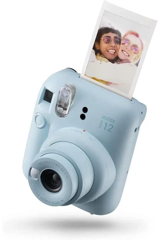Alt view image 7 of 7 - Fujifilm Instax Mini 12 Instant Camera, Pastel Blue w/ Instant Film + Photo Album