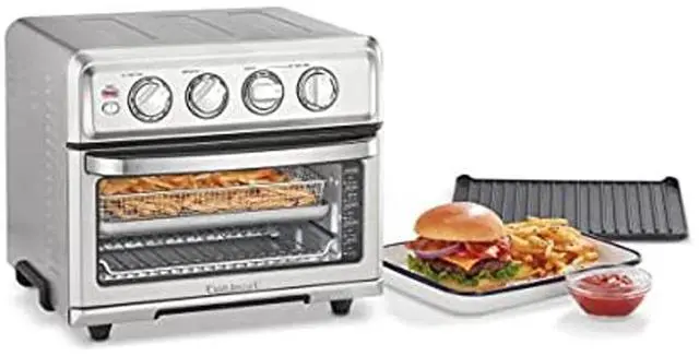 Alt view image 4 of 6 - Cuisinart AirFryer Toaster Oven with Grill Steel + Heat Resistant Oven Mitt Pair