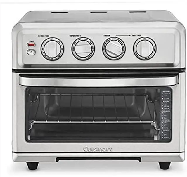 Alt view image 3 of 6 - Cuisinart AirFryer Toaster Oven with Grill Steel + Heat Resistant Oven Mitt Pair