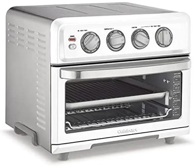 Alt view image 2 of 6 - Cuisinart AirFryer Toaster Oven with Grill White + Heat Resistant Oven Mitt Pair
