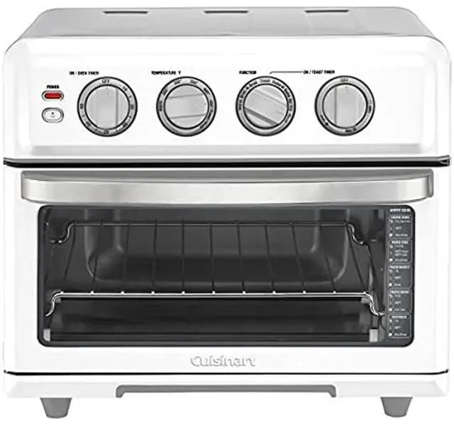 Alt view image 3 of 6 - Cuisinart AirFryer Toaster Oven with Grill White + Heat Resistant Oven Mitt Pair