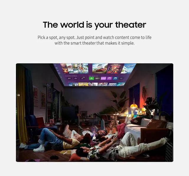 Alt view image 6 of 7 - Samsung The Freestyle Projector 2nd Gen Bundle with 2 YR Warranty and Backpack