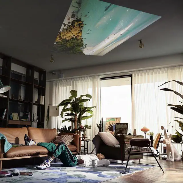 Alt view image 5 of 7 - Samsung The Freestyle Projector (SP-LSP3BLAXZA) Bundle with 2-Year Warranty and HDMI