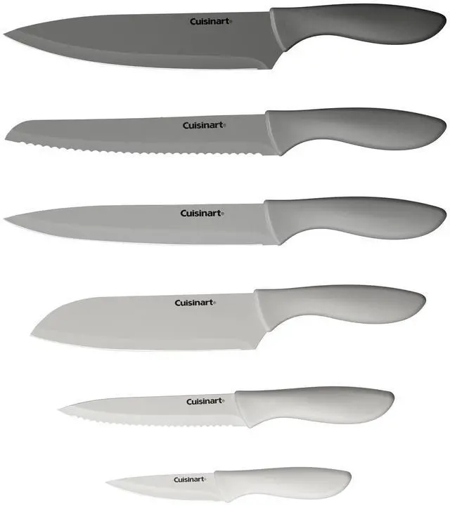 Alt view image 2 of 3 - Cuisinart Advantage 12-Piece Gray Knife Set with Blade Guards C55-12PCG