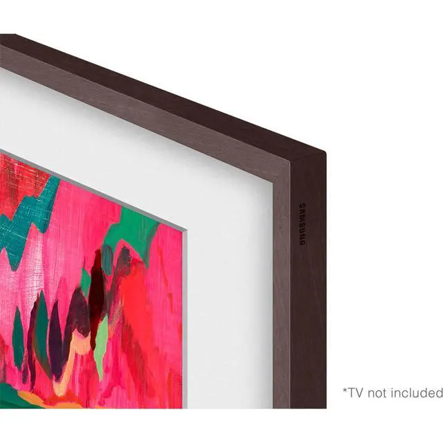 Alt view image 4 of 7 - Samsung 85" The Frame Customizable Bezel, Modern Brown - VG-SCFF85BWBZA (2025)