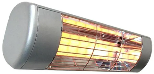 Alt view image 2 of 7 - SUNHEAT 1500W Commercial Outdoor Wall Mount Heater Silver with 1 Year Warranty