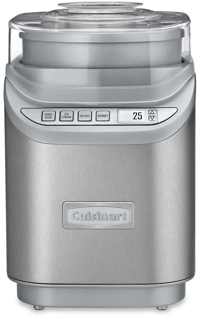 Alt view image 3 of 7 - Cuisinart ICE-70 Electronic Ice Cream Maker, Brushed Chrome + Smart Stick Hand Blender