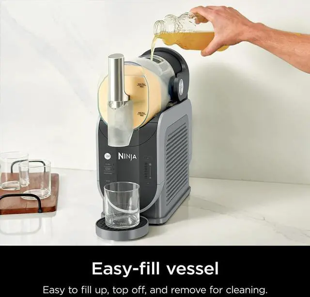 Alt view image 6 of 7 - Ninja SLUSHi 72oz. Frozen Drink & Slushie Machine with 1 Year Warranty & Bottle