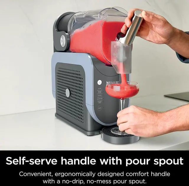 Alt view image 5 of 7 - Ninja SLUSHi 88 oz. Frozen Drink & Slushie Machine with 1 Year Warranty & Bottle