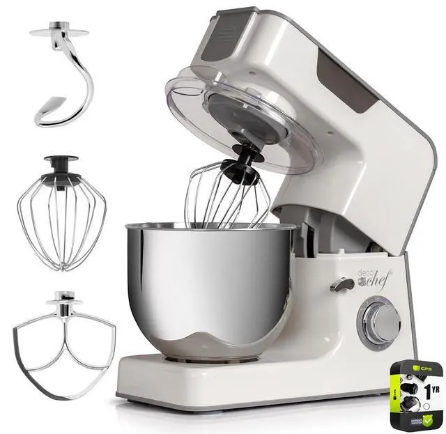 Main image of Deco Chef 5.5 QT Kitchen Stand Mixer 550W 8-Speed Motor with Extended Warranty