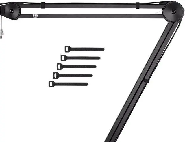 Alt view image 2 of 7 - 512 Audio Adjustable Microphone Boom Arm for Podcasting, Broadcasting, Streaming, and More
