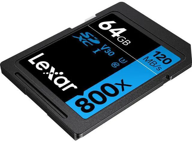 Alt view image 5 of 7 - Lexar 64GB High-Performance 800x UHS-I SDXC Memory Card BLUE with Reader Bundle