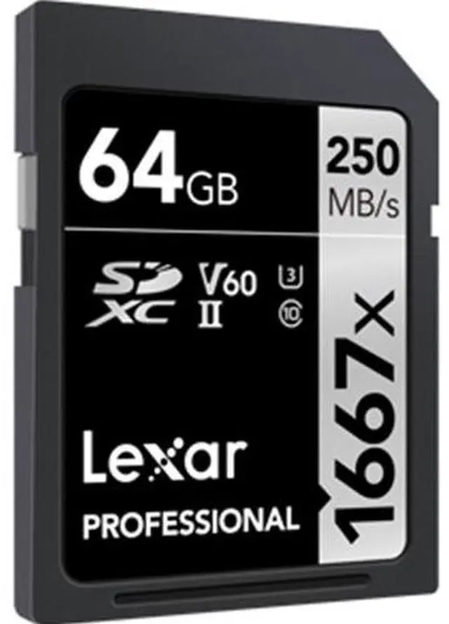 Alt view image 6 of 6 - Lexar Professional 1667x 64GB SDXC UHS-II Memory Card 2-Pack + USB-C Dual-Slot Reader