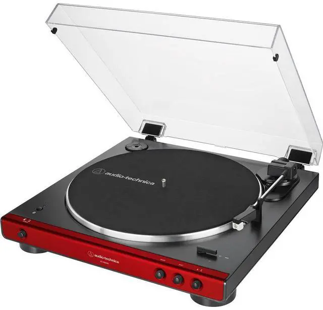 Alt view image 2 of 6 - Audio-Technica AT-LP60X  Automatic Bluetooth Stereo Belt-Drive Turntable + Essentials Bundle