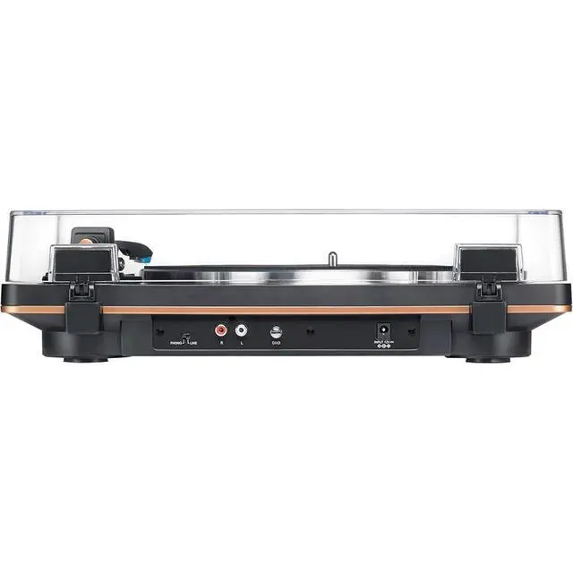 Alt view image 5 of 7 - Audio-Technica AT-LP70X-BZ Automatic Belt-Drive Turntable with Cleaning Bundle