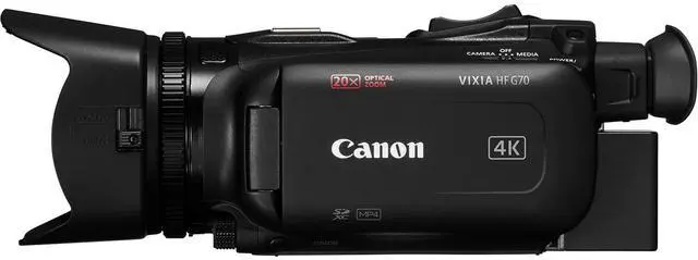 Main image of Canon Vixia HF G70 UHD 4K Camcorder Bundle Lexar 64GB SDXC Memory Card + Camera Bag