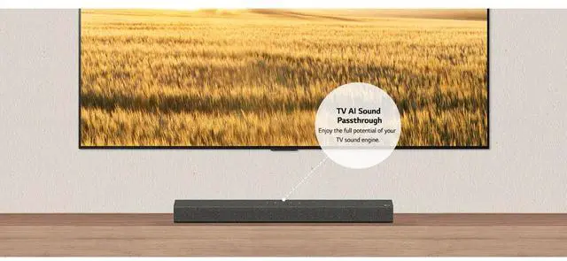 Alt view image 3 of 7 - LG SPM2 2.1 Channel Sound Bar with Built-In Subwoofer Certified