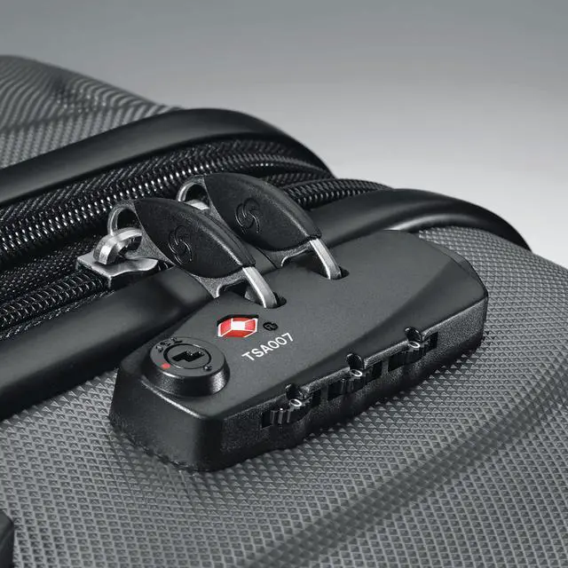 Alt view image 4 of 6 - Samsonite Omni Hardside Nested Luggage Spinner Set, Charcoal w/ 10pc Accessory Kit