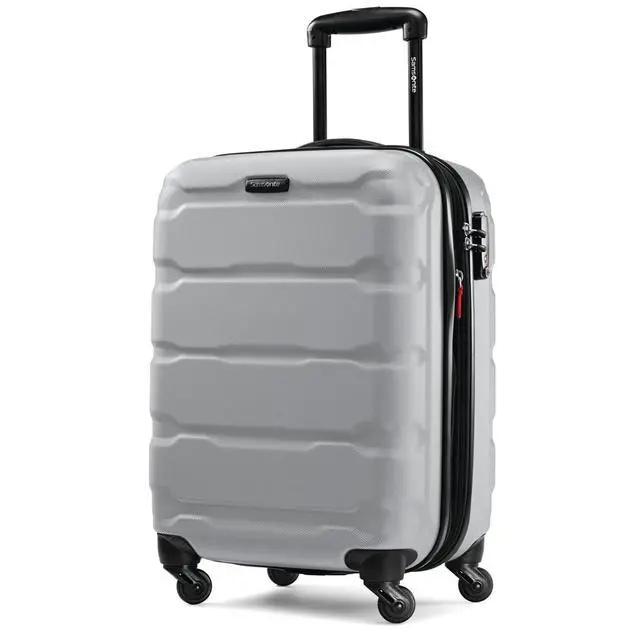 Alt view image 3 of 7 - Samsonite Omni Hardside Nested Luggage Spinner Set, Silver w/ 10pc Accessory Kit
