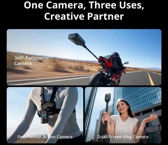 Alt view image 7 of 7 - DJI Osmo 360 Adventure Combo | CP.OS.00000442.02