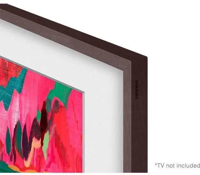 Alt view image 4 of 14 - Samsung 75" The Frame Customizable Bezel, Modern Brown - VG-SCFF75BWBZA (2025)