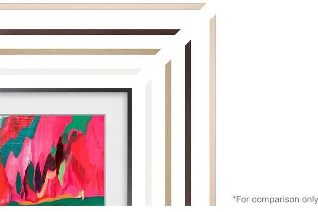Alt view image 7 of 14 - Samsung 75" The Frame Customizable Bezel, Modern Brown - VG-SCFF75BWBZA (2025)