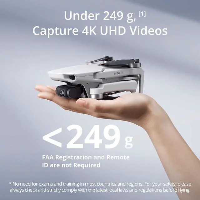 Alt view image 6 of 7 - DJI Mini 4K Drone Quadcopter Fly More Combo + RC-N1 Remote &Extended Warranty Bundle