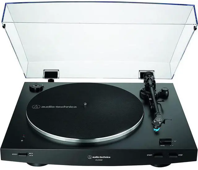 Alt view image 3 of 7 - Audio-Technica Fully Automatic Wireless Belt-drive Turntable, Black w/ Accessories Bundle