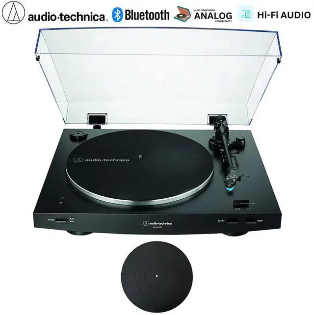 Main image of Audio-Technica Fully Automatic Wireless Belt-drive Turntable w/ 12" Rubber Mat Bundle